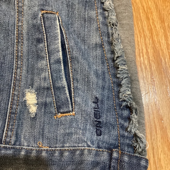 Sweatshirt Jean Jacket - Picture 2 of 5